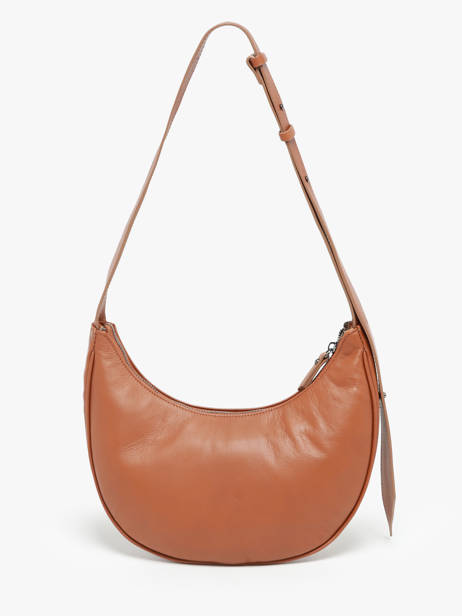 Sac BandouliÃ¨re Sosoomao Cuir Etrier Marron sosoomao ECSO057M vue secondaire 4